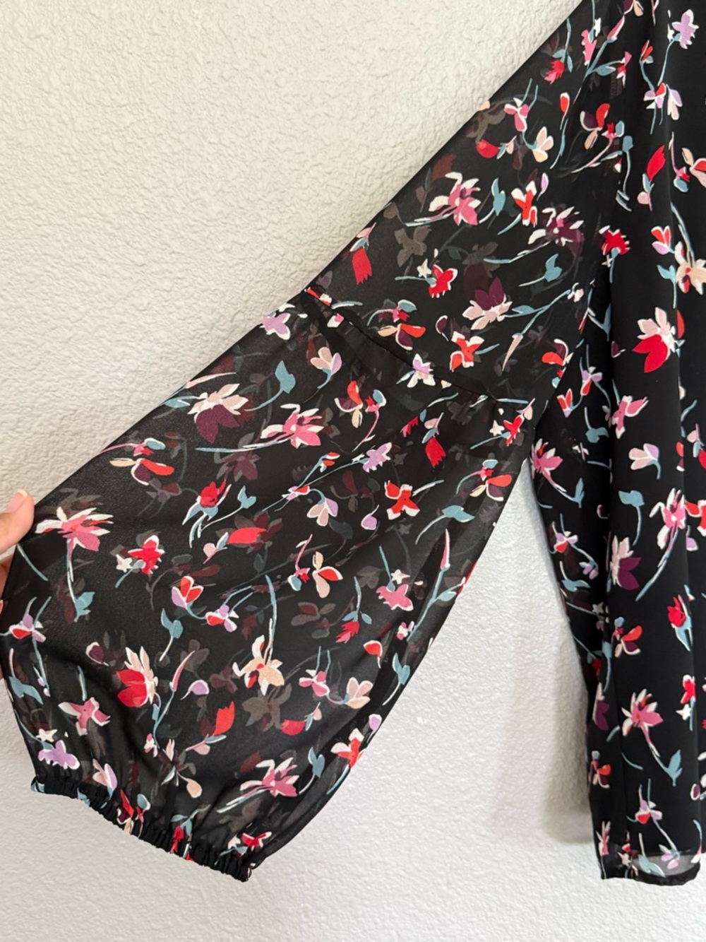Madewell Drifting Flowers Blouse Size 2x View 5
